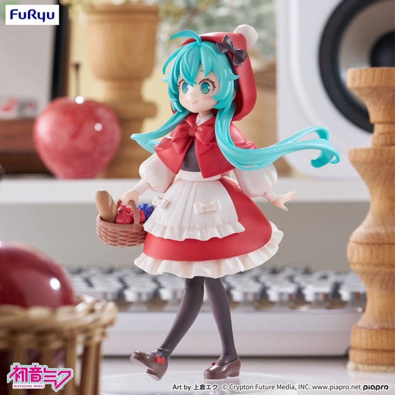 Hatsune Miku statuette PVC Desktop Fairy Hatsune Miku Little red riding hood Ver. 16 cm   
