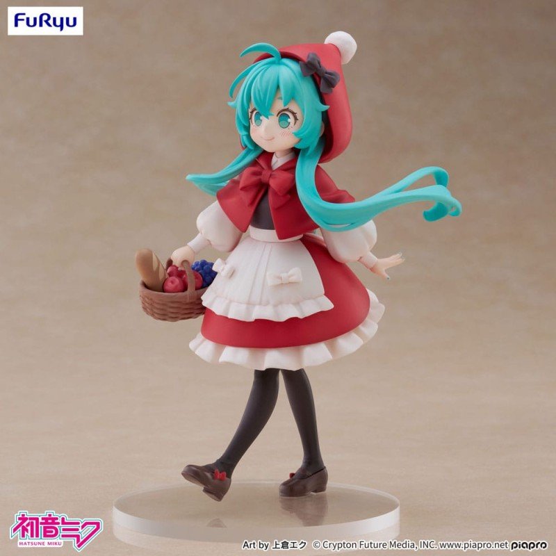 Hatsune Miku statuette PVC Desktop Fairy Hatsune Miku Little red riding hood Ver. 16 cm   