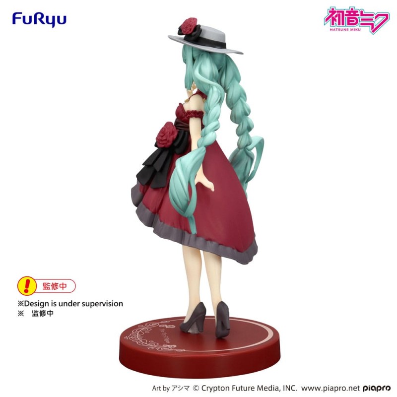 Hatsune Miku statuette PVC Trio-Try-iT Hatsune Miku Outing Dress Red Color Ver. 19 cm