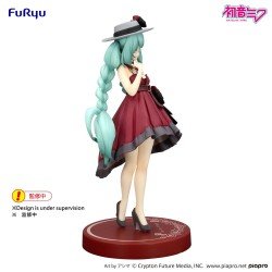 Hatsune Miku statuette PVC Trio-Try-iT Hatsune Miku Outing Dress Red Color Ver. 19 cm