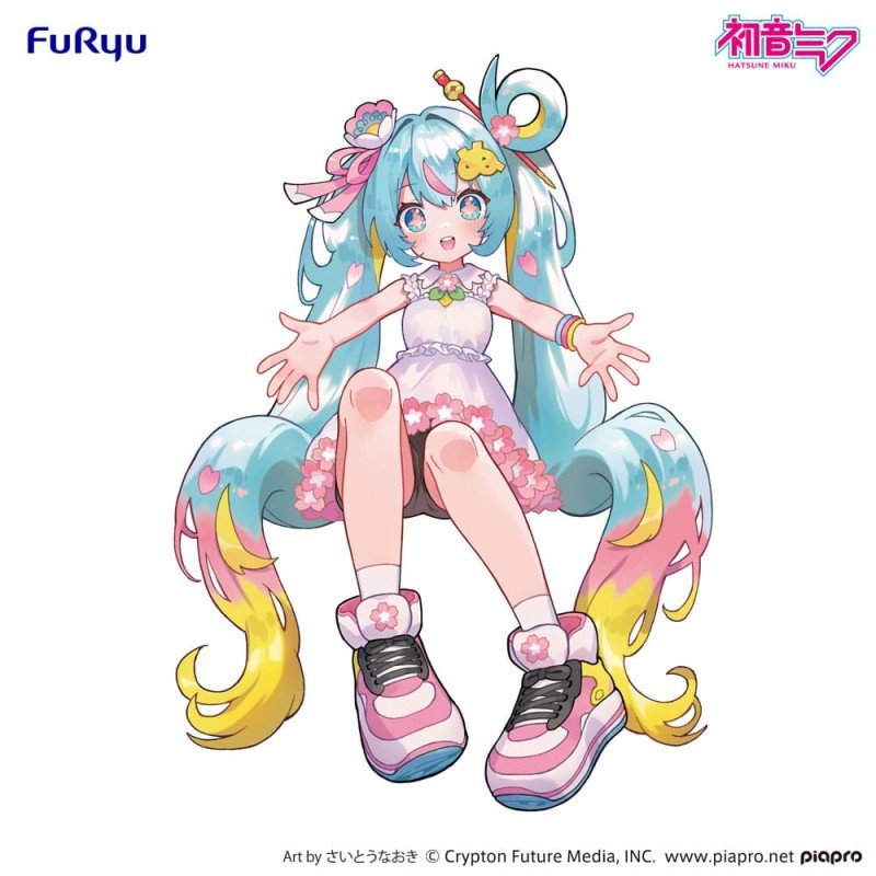 Hatsune Miku statuette PVC Noodle Stopper Hatsune Miku 10th Anniversary 14 cm  