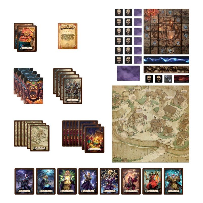 HeroQuest extension jeu de plateau Morcars Magier Pack de Quête *ALLEMAND*