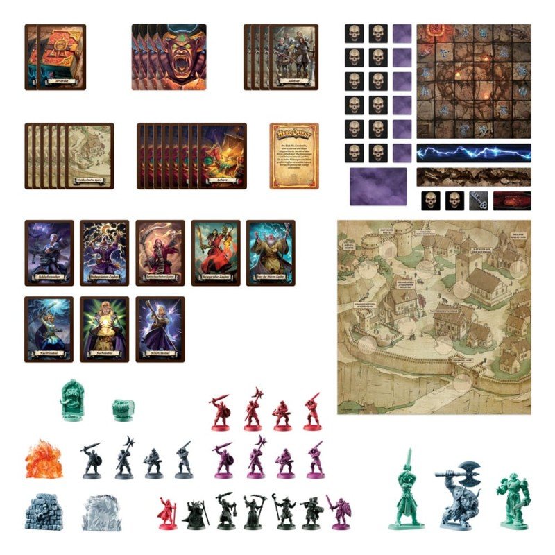 HeroQuest extension jeu de plateau Morcars Magier Pack de Quête *ALLEMAND*