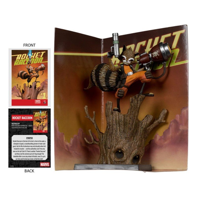 Marvel Collection PVC Statue 1/6 Rocket Racoon (Rocket Racoon: A Chasing Tale no.1) 18 cm