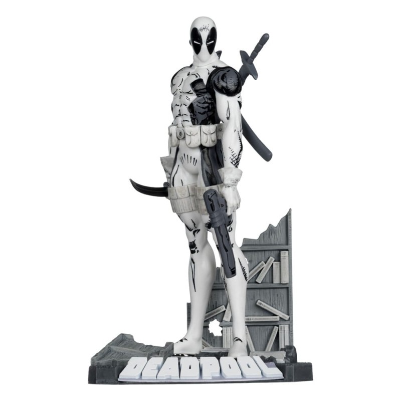 Marvel Collection statuette PVC 1/10 Deadpool (The New Mutants no.98) (Line Art) (Gold Label) 17 cm
