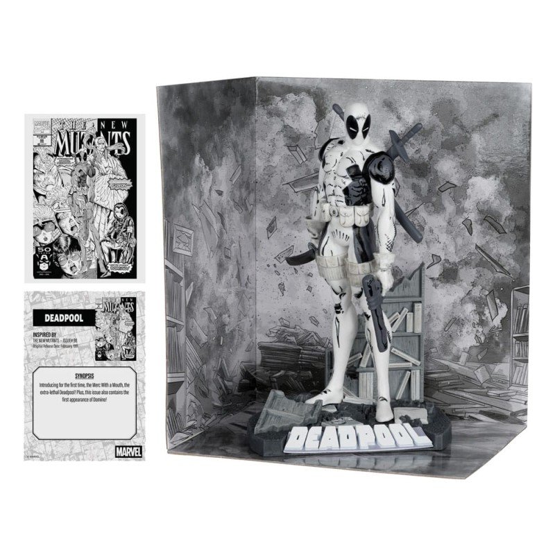 Marvel Collection PVC Statue 1/10 Deadpool (The New Mutants no.98) (Line Art) (Gold Label) 17 cm