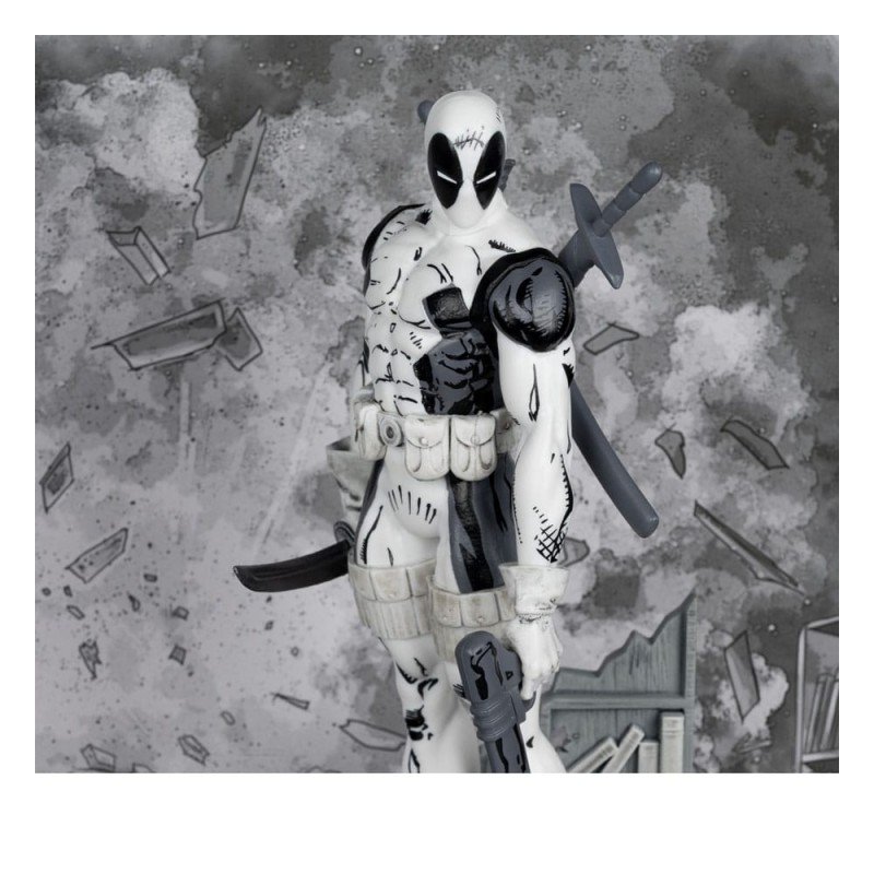 Marvel Collection statuette PVC 1/10 Deadpool (The New Mutants no.98) (Line Art) (Gold Label) 17 cm