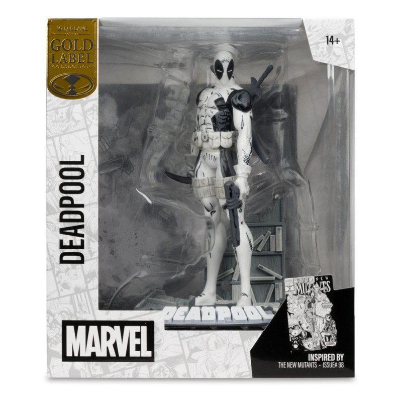 Marvel Collection statuette PVC 1/10 Deadpool (The New Mutants no.98) (Line Art) (Gold Label) 17 cm
