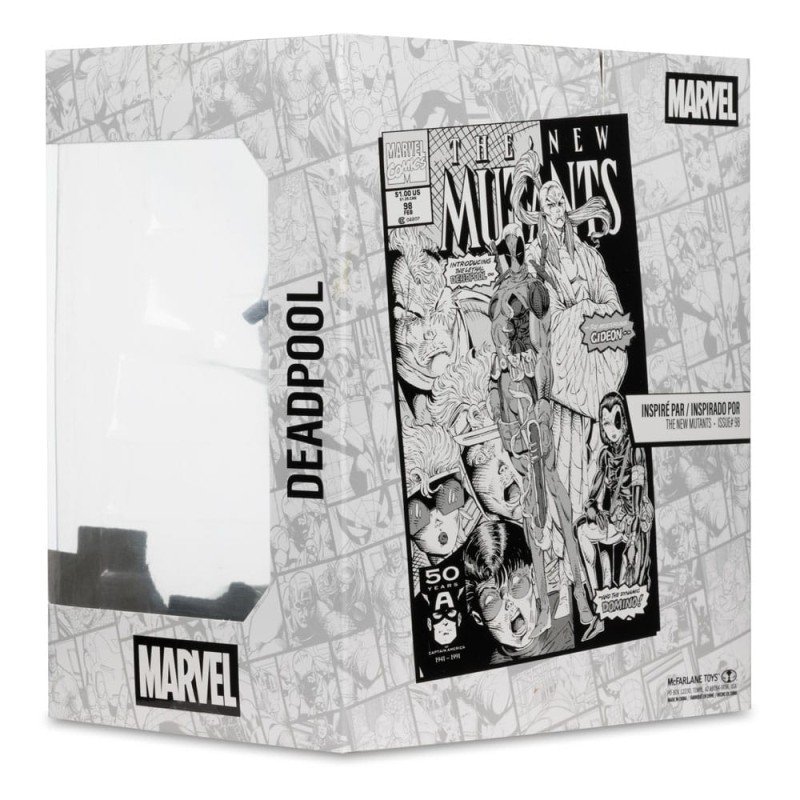 Marvel Collection PVC Statue 1/10 Deadpool (The New Mutants no.98) (Line Art) (Gold Label) 17 cm
