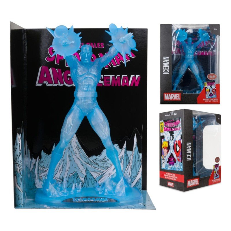 Marvel Collection PVC Statue 1/6 Iceman (Marvel Tales no.229) (Red Platinum Edition) 29 cm