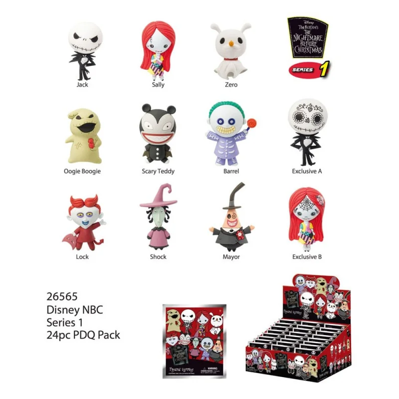 Disney The Nightmare Before Christmas PVC Keychain Series 1 | 077764265655