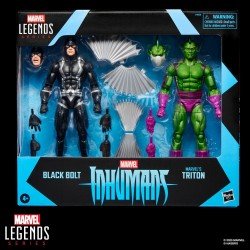 Inhumans Marvel Legends pack 2 figurines Black Bolt & Marvel's Triton 15 cm