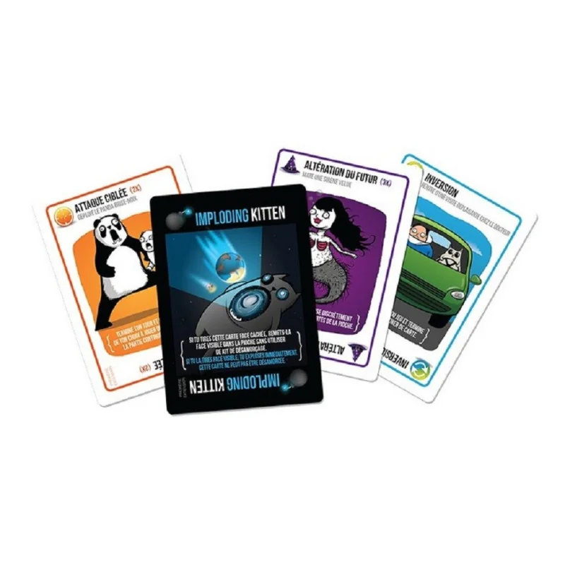 Spel: Exploding Kittens : Imploderende Kittens
Uitgever: Exploding Kittens
Engelse versie