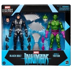 Inhumans Marvel Legends pack 2 figurines Black Bolt & Marvel's Triton 15 cm
