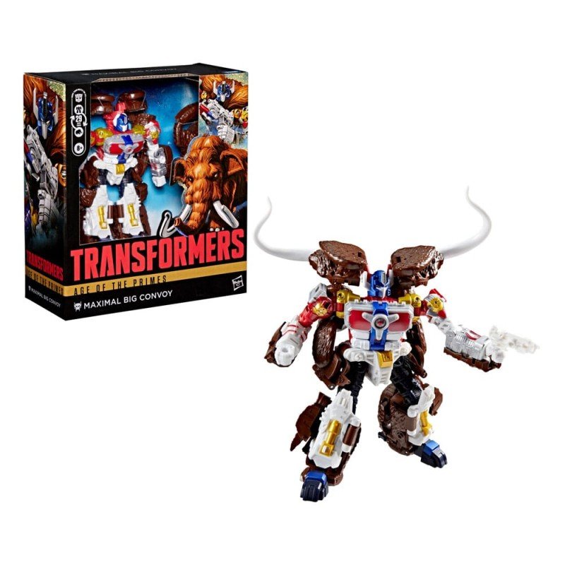 Transformers Age of the Primes Leader Class Action Figure Maximal Big Convoy 19 cm