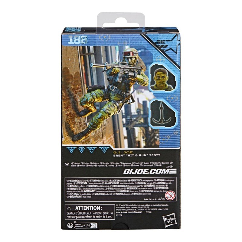 G.I. Joe Classified Series figurine Brent "Hit & Run" Scott 15 cm