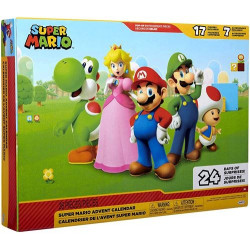 Super Mario - Adventskalender - Mario & Co. met Gouden Mario en Golden Bullet Bill