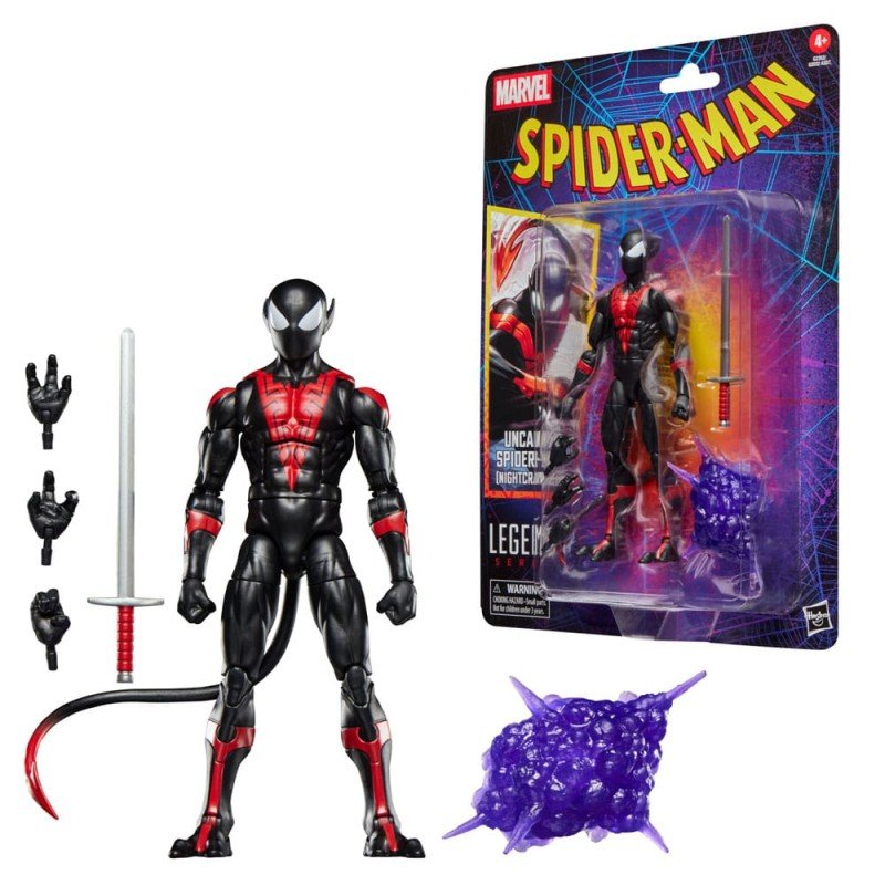 Spider-Man Marvel Legends Retro figurine Uncanny Spider-Man (Nightcrawler) 15 cm