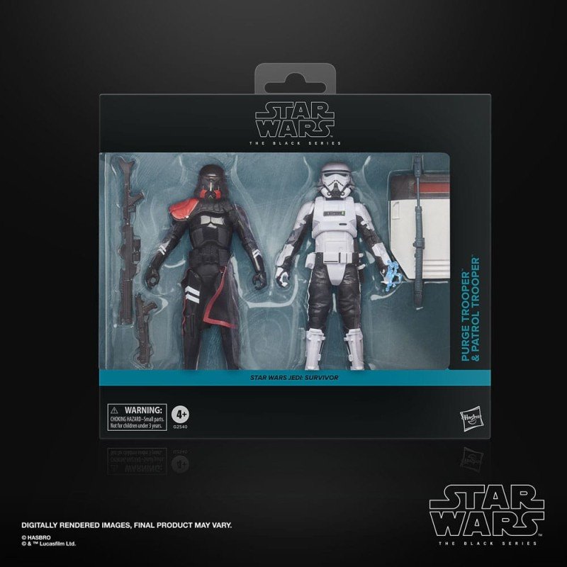 Star Wars Jedi: Survivor Black Series Action Figure 2-Pack Purge Trooper & Patrol Trooper 15 cm