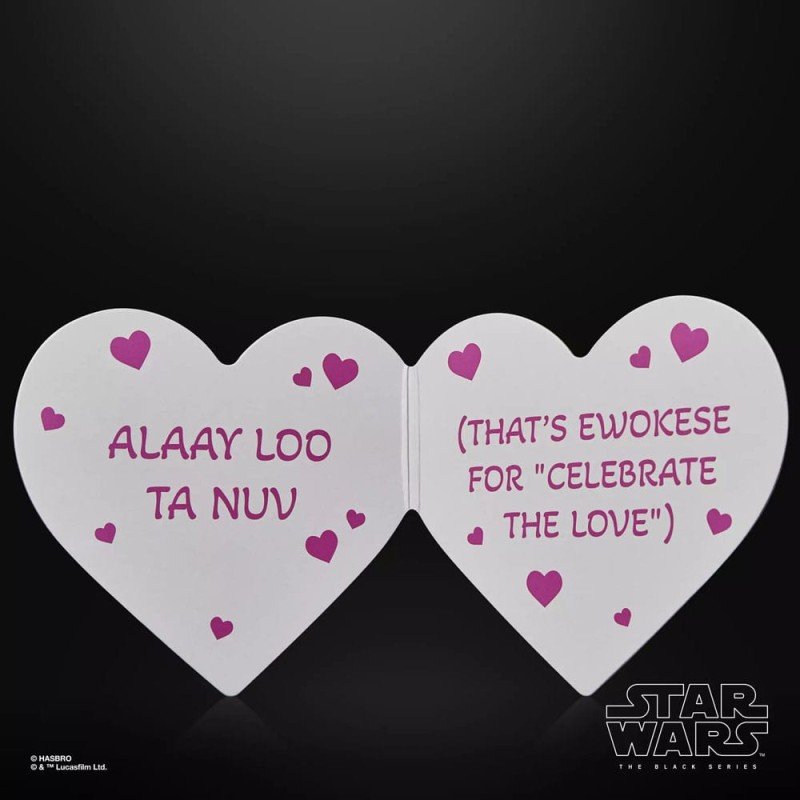 Star Wars Black Series figurine Ewok (Valentine’s Day Edition) 15 cm