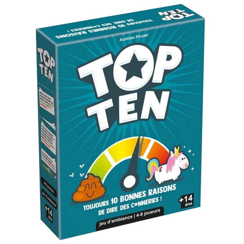 Spel: Top Tien
Uitgever: Cocktail Games
Engelse versie