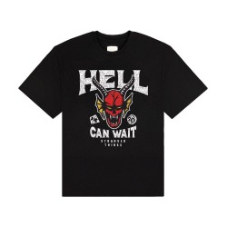 Stranger Things T-Shirt Hell Can Wait (black) (L)