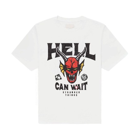 Stranger Things T-Shirt Hell Can Wait (white) (M)