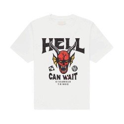 Stranger Things T-Shirt Hell Can Wait (white) (S)