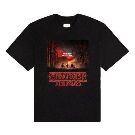 Stranger Things T-Shirt Friends Don't Lie Size L
