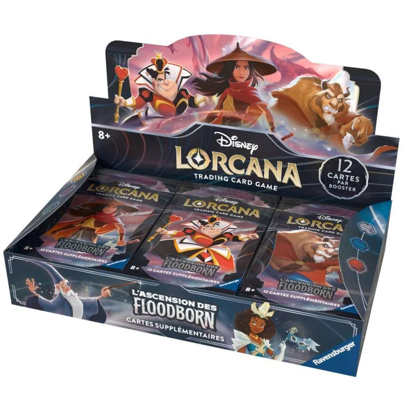 Disney Lorcana: L'Ascension des Floodborn - Boite de Boosters (24 packs) FR | 4050368982735