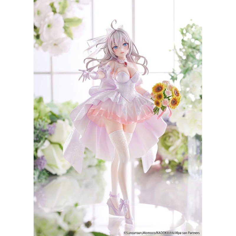 Alya Sometimes Hides Her Feelings in Russian statuette 1/7 Alisa Mikhailovna Kujou Wedding Dress Ver. 24 cm   