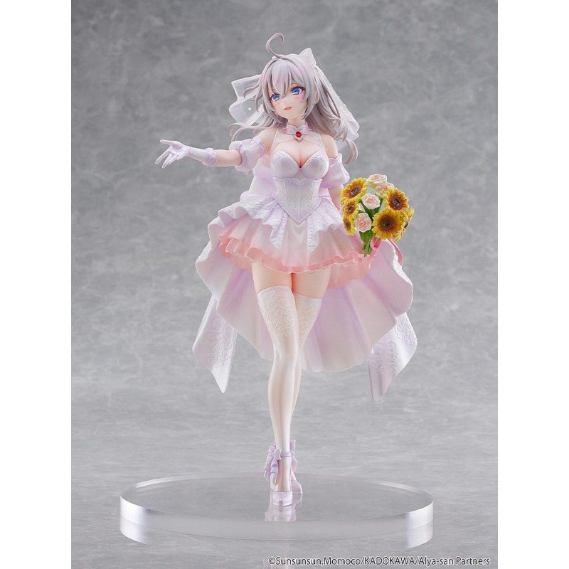 Alya Sometimes Hides Her Feelings in Russian Statue 1/7 Alisa Mikhailovna Kujou Wedding Dress Ver. 24 cm   