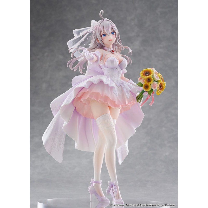 Alya Sometimes Hides Her Feelings in Russian statuette 1/7 Alisa Mikhailovna Kujou Wedding Dress Ver. 24 cm   