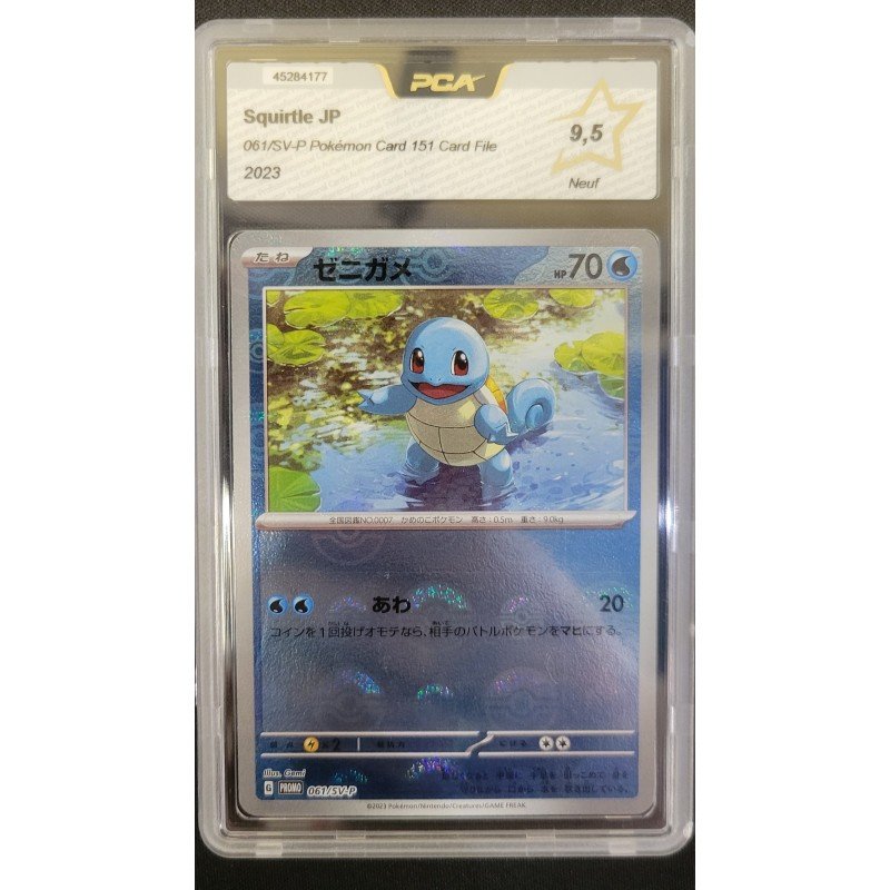 PCA - Pokémon TCG -  Squirtle JP n°061/SV-P - Pokemon Card 151 Card File - 2023