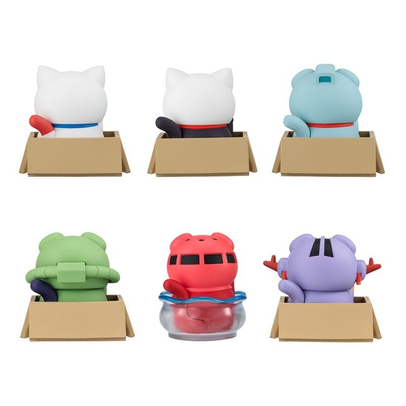 Gintama x Okawabukubu assortiment boîte-mystère trading figures Nyandam Luckycat 3 cm (6) (with gift)