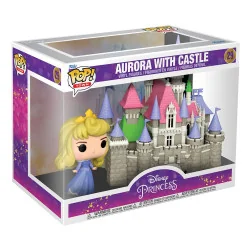 Disney: Ultimate Princess Figurine Funko POP! Town Vinyl Aurora with Castle (La Belle au bois dormant) 9 cm