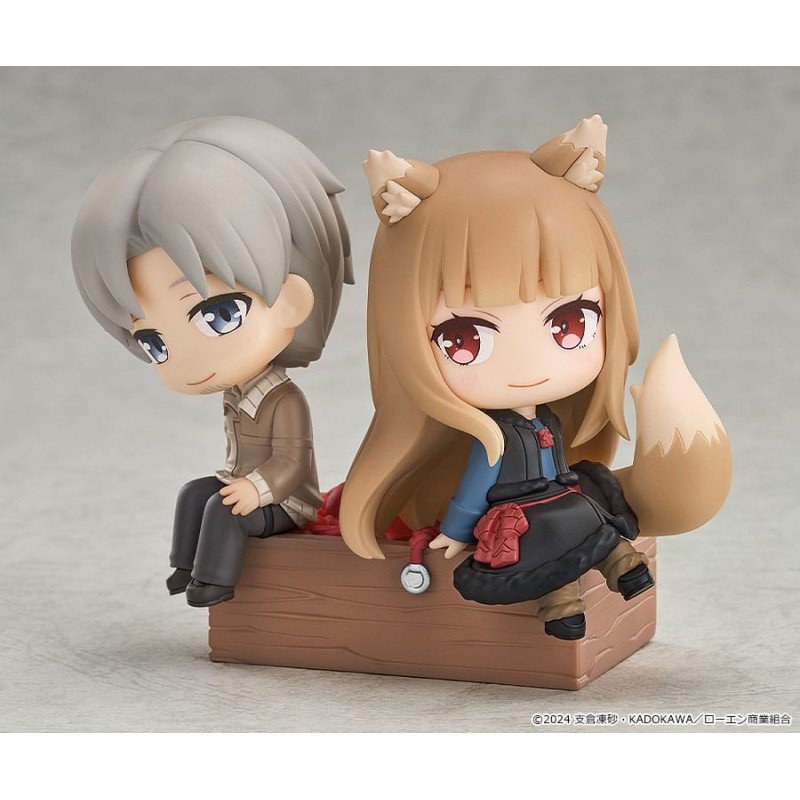 Spice and Wolf: Merchant ontmoet de wijze wolf Lawrence & Holo Mini Memory Mini Figuur 8cm
