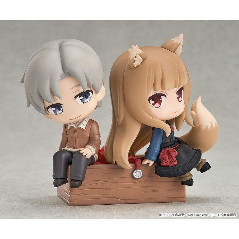 Spice and Wolf: Merchant ontmoet de wijze wolf Lawrence & Holo Mini Memory Mini Figuur 8cm