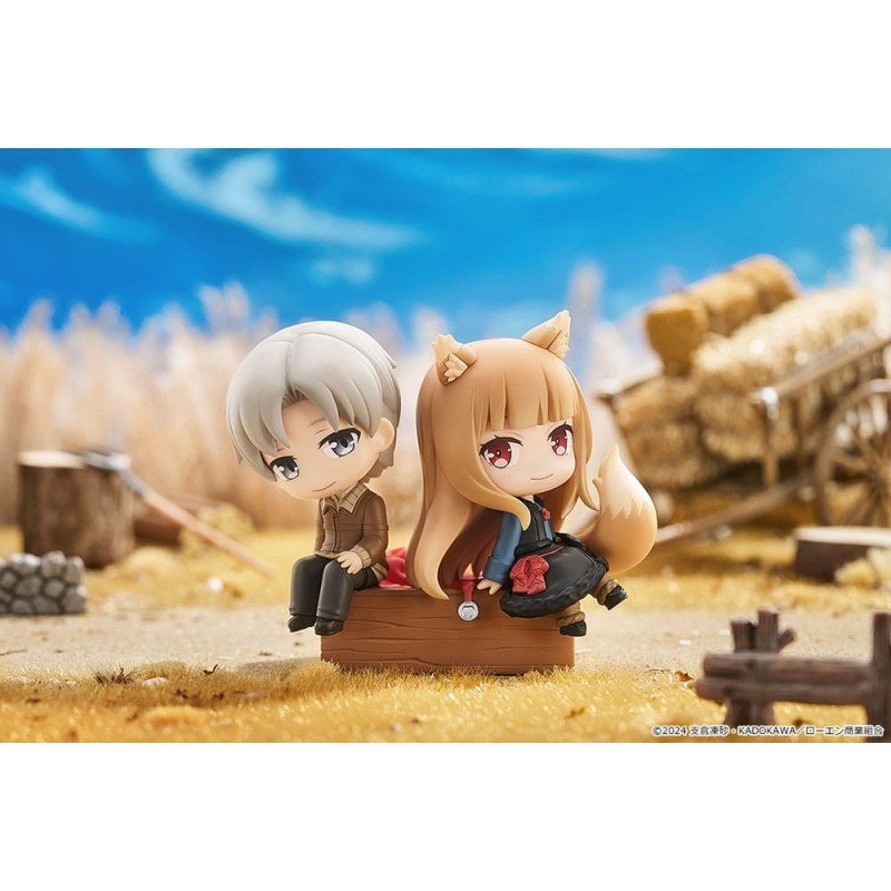 Spice and Wolf: Merchant ontmoet de wijze wolf Lawrence & Holo Mini Memory Mini Figuur 8cm