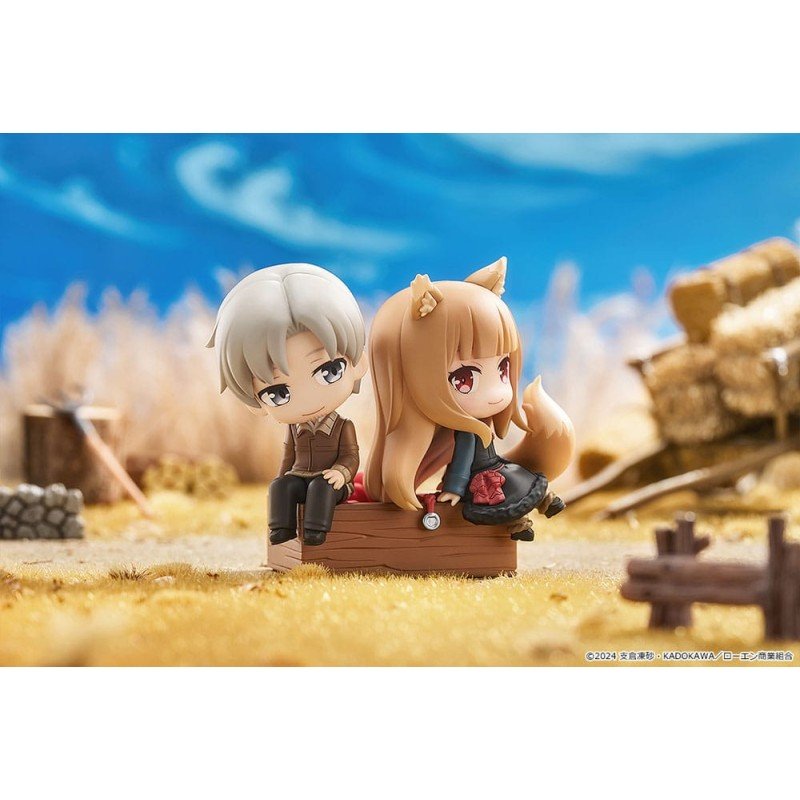 Spice and Wolf: Merchant ontmoet de wijze wolf Lawrence & Holo Mini Memory Mini Figuur 8cm