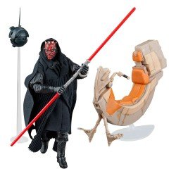 Star Wars Episode I Black Series véhicule avec figurine Darth Maul & Sith Speeder 25th Anniversary