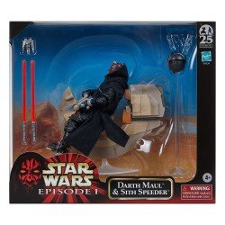 Star Wars Episode I Black Series Vehicle with Darth Maul & Sith Speeder 25th Anniversary Figure