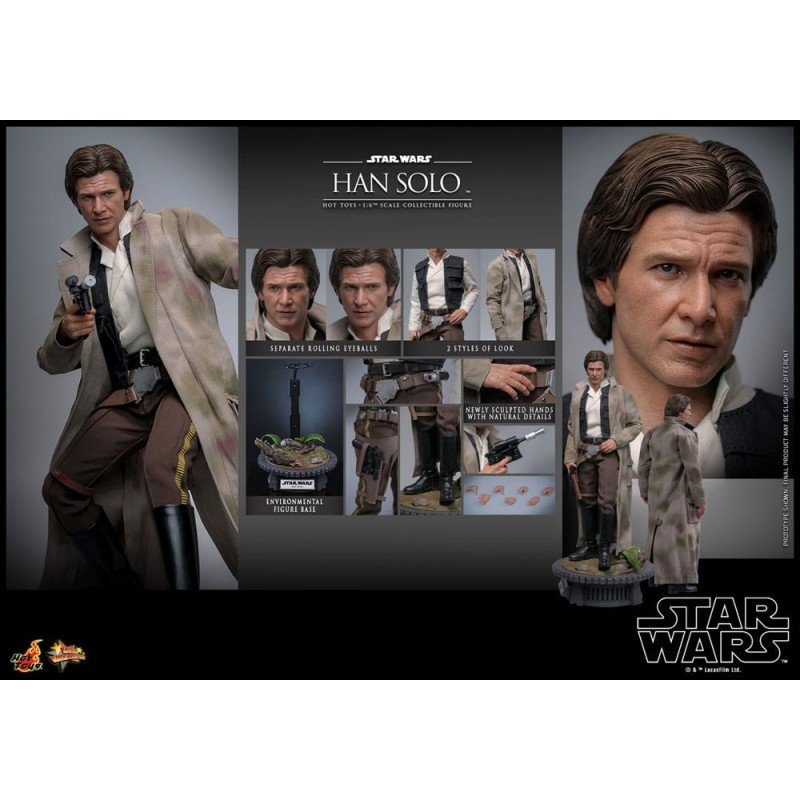 Star Wars: Aflevering VI 1/6 Han Solo Figuur 30 cm