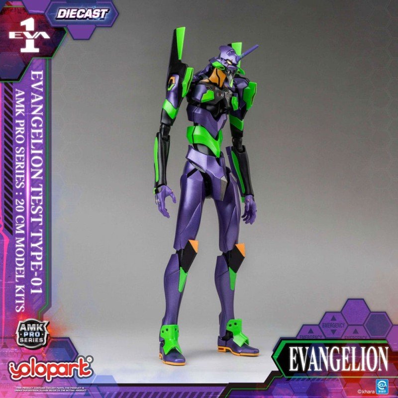 Neon Genesis Evangelion Figuur Plastic Model Kit AMK Pro Series Eva-01 Test Type 20 cm    
