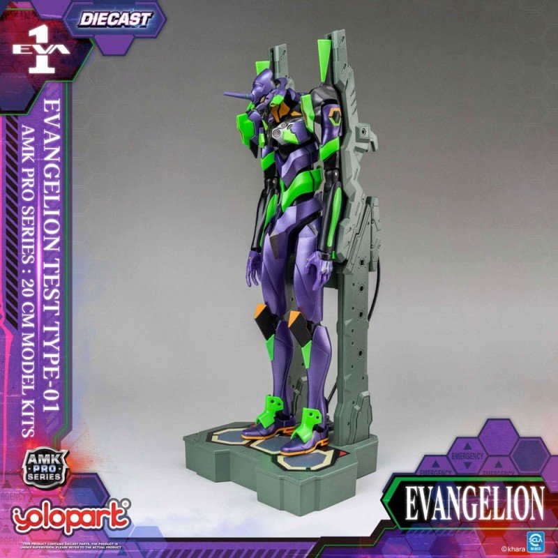 Neon Genesis Evangelion Figuur Plastic Model Kit AMK Pro Series Eva-01 Test Type 20 cm    