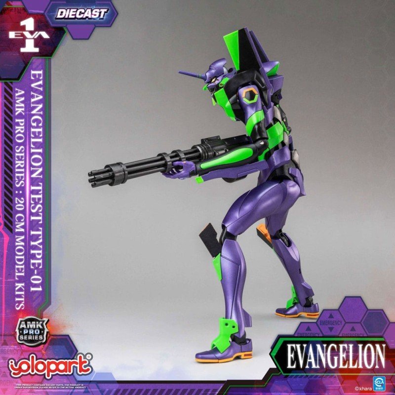 Neon Genesis Evangelion figurine Plastic Model Kit AMK Pro Series Eva-01 Test Type 20 cm    