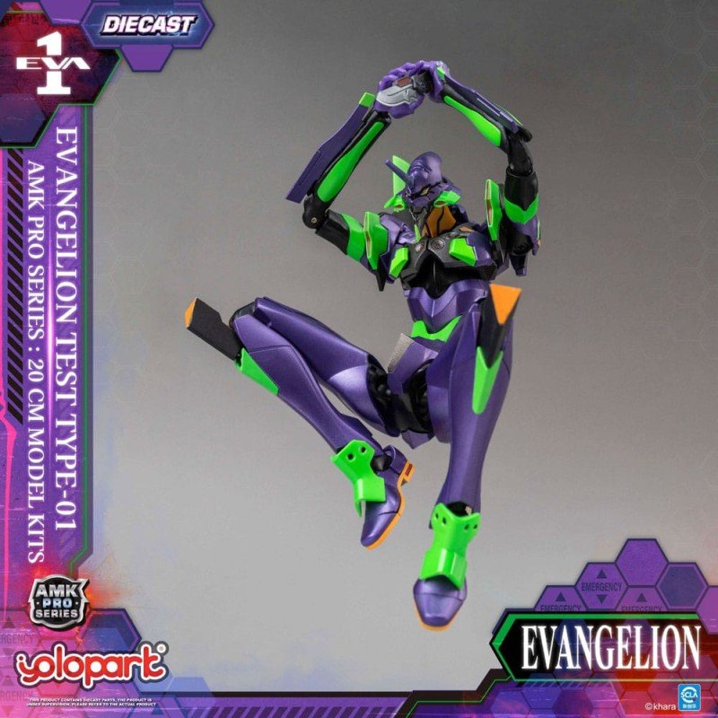 Neon Genesis Evangelion figurine Plastic Model Kit AMK Pro Series Eva-01 Test Type 20 cm    