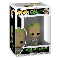 Marvel Je s'appelle Groot Figurine Funko POP! Animation Vinyl Groot with Grunds 9 cm