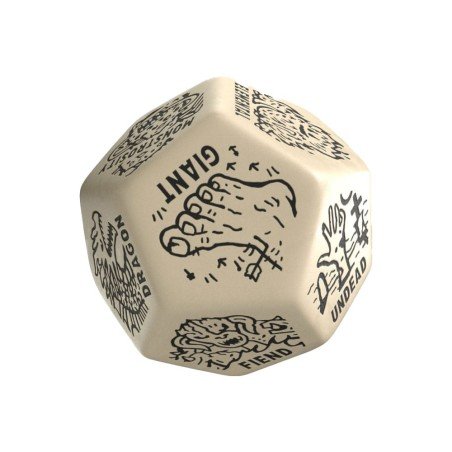 Viridian Jumbo dé Monster Generator Die D12 Beige