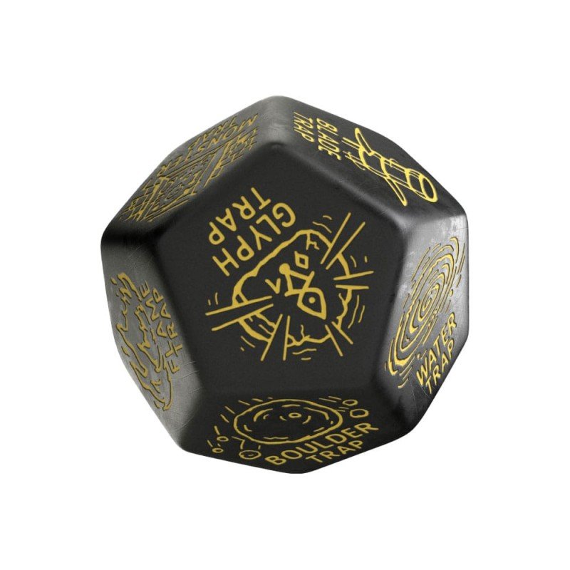 Viridian Jumbo dé Trap Generator Die D12 Noir